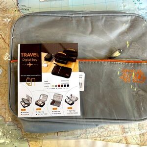 Electronic Organizer Travel Carry Case,Cord Organizer Bag Charger&Cable